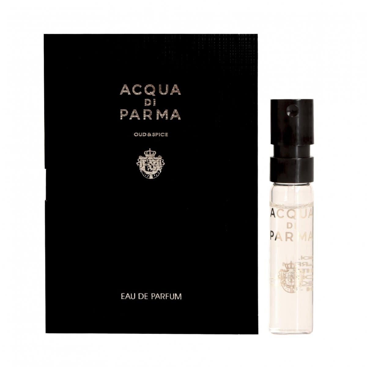Acqua Di Parma Oud & Spice 1.5ml 0.05fl.oz. דגימות בושם רשמיות, Acqua Di Parma Oud & Spice 1.5ml 0.05fl.oz. דוגמאות ריח רשמיות