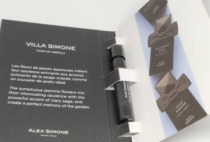 Alex Simone Villa Simone Parfum Absolu 1.2ml 0.04 fl. עוז. דגימות בושם רשמיות