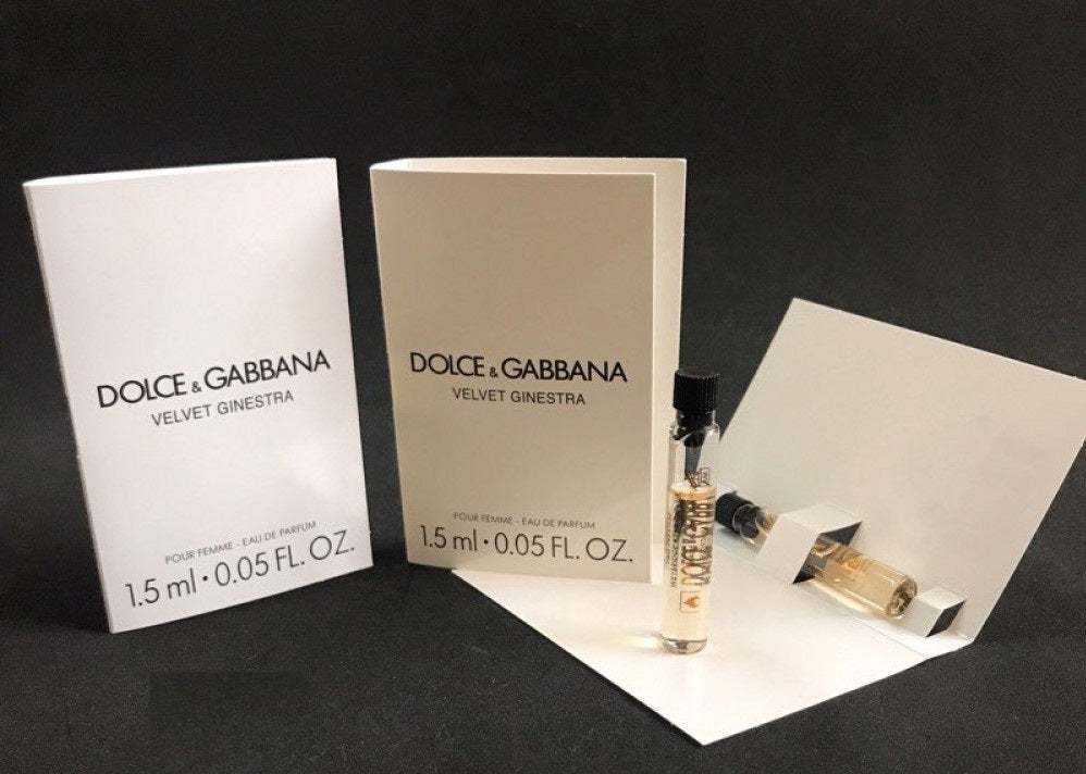 דוגמית בושם רשמית של Dolce & Gabbana VELVET Ginestra 1.5 מ"ל