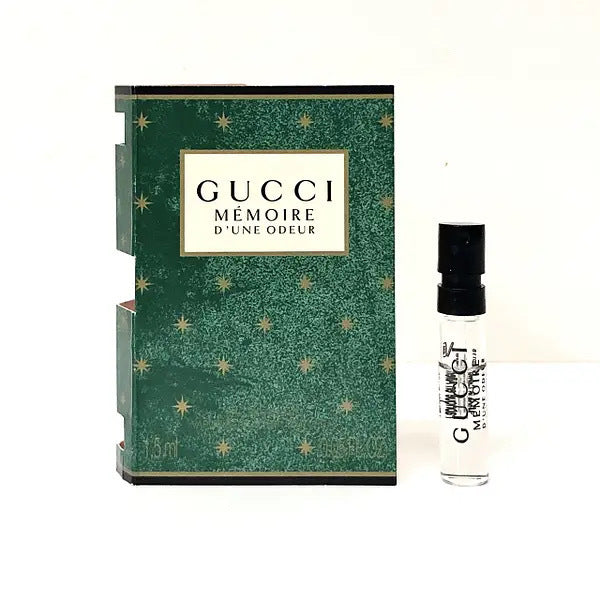 Gucci Memoire d' Une Odeur של Gucci Parfums דגימת בושם רשמית 1.5 מ"ל ניחוח שהופסק.