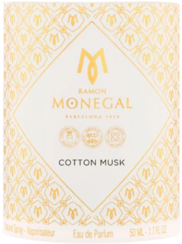 דגימת בושם רשמית של Ramon Monegal Cotton Musk 2ml 0.06 fl.o.z. בודק בושם
