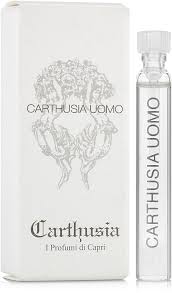 דגימת בושם רשמית של Carthusia Carthusia Uomo גודל 2ml 0.06 oz.