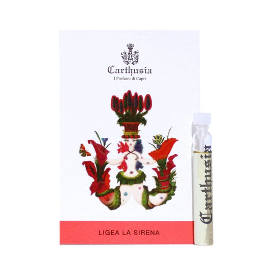 דגימת בושם רשמית של Carthusia Ligea La Sirena גודל 2ml 0.06 oz., בודקי בושם Carthusia