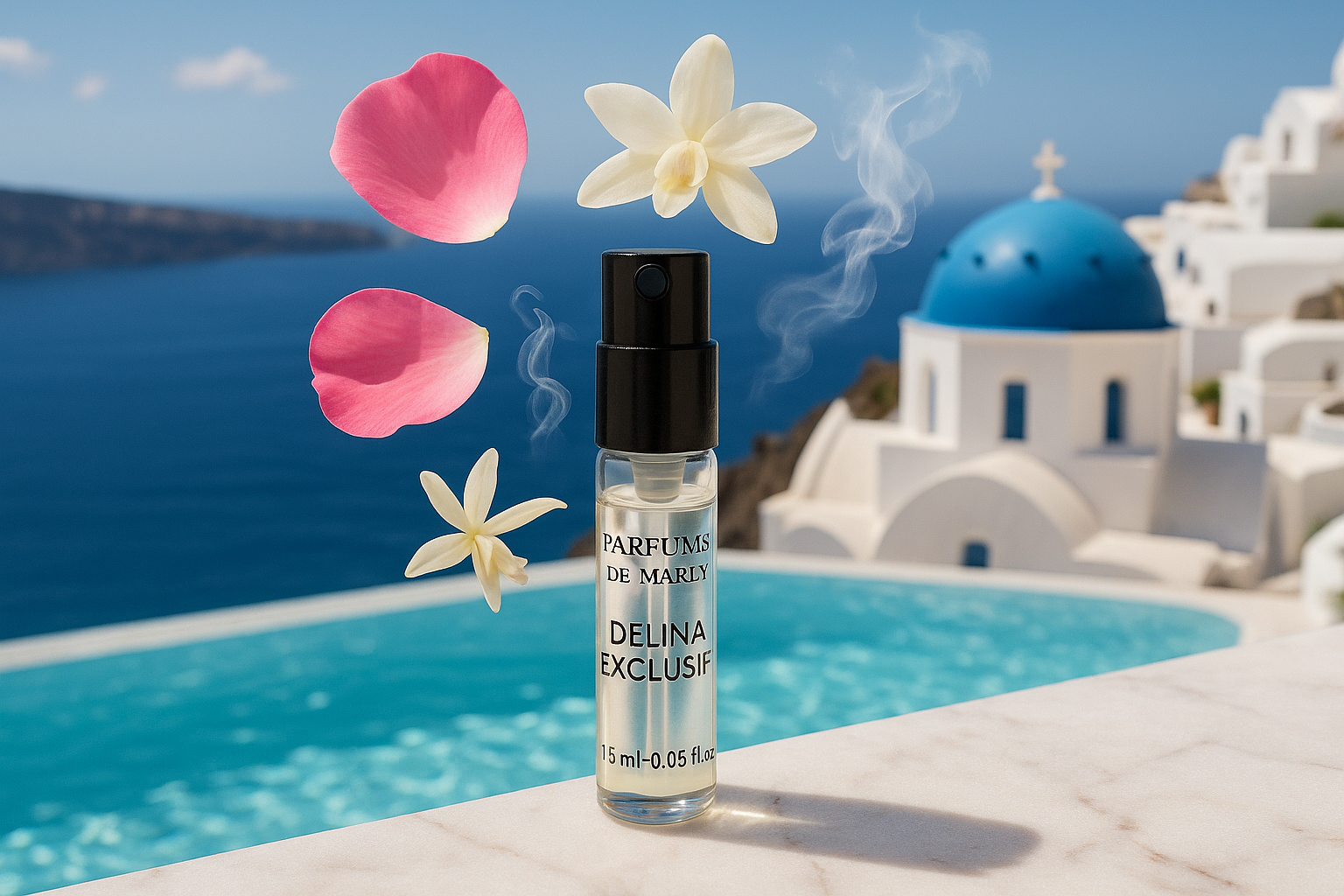 Parfums De Marly Delina Exclusif דגימת ריח רשמית 1.5ml 0.05 fl. o.z. בודק בושם Parfums De Marly Delina Exclusif דגימת ריח רשמית 1.5ml 0.05 fl. o.z. בודק בושם