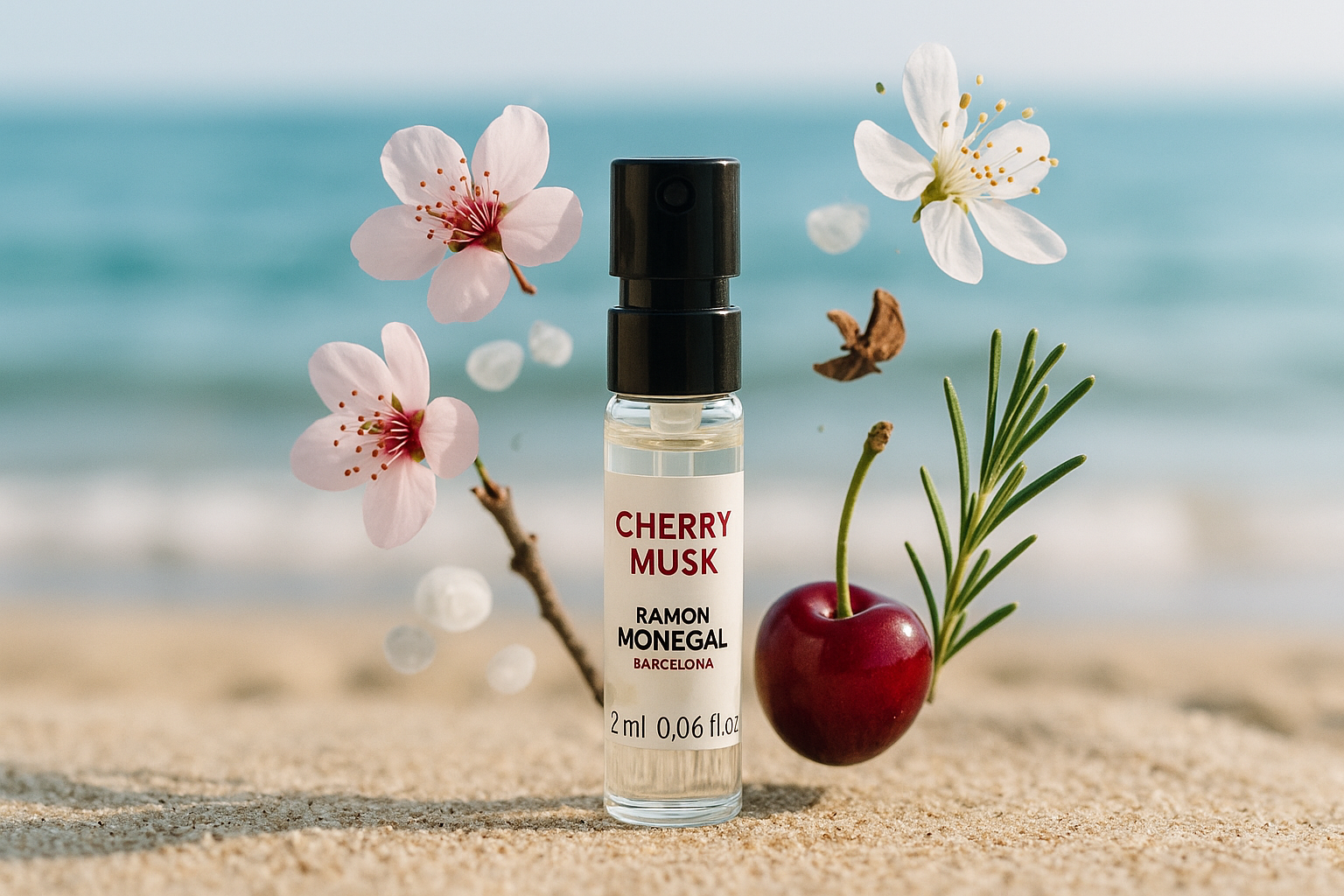 דגימת בושם רשמית של Ramon Monegal Cherry Musk 2ml 0.06 fl.o.z. בודק בושם דגימת בושם רשמית של Ramon Monegal Cherry Musk 2ml 0.06 fl.o.z. בודק בושם
