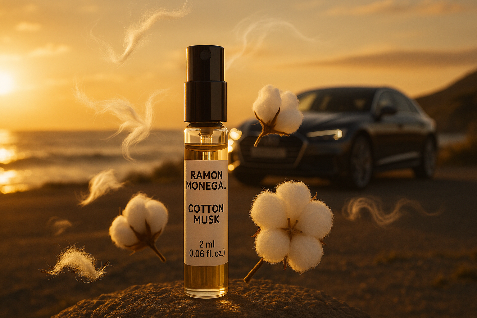 דגימת בושם רשמית של Ramon Monegal Cotton Musk 2ml 0.06 fl.o.z. בודק בושם דגימת בושם רשמית של Ramon Monegal Cotton Musk 2ml 0.06 fl.o.z. בודק בושם
