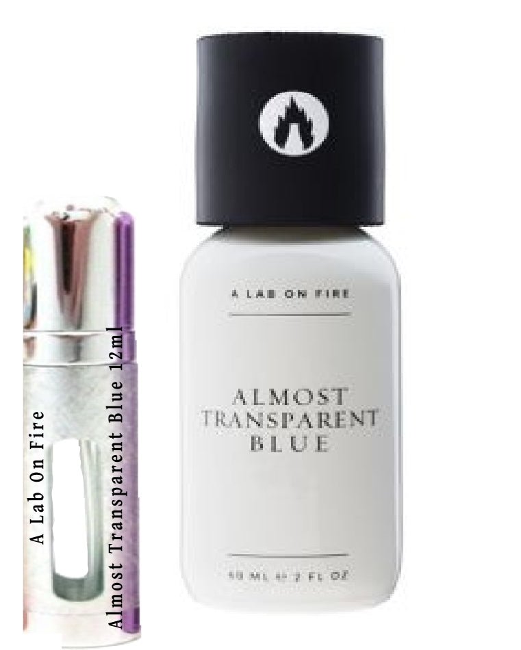A Lab On Fire כמעט שקוף כחול דוגמאות-A Lab On Fire Almost Transparent Blue-A Lab On Fire-12ml-smelltoimpress