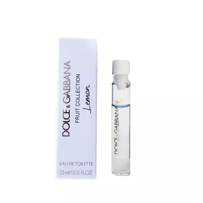 Dolce & Gabbana Fruit Collection Lemon 1.5 ML 0.05 fl. oz. בודק בושם רשמי מדגם בושם