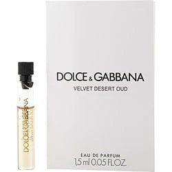 דוגמית בושם רשמית של Dolce & Gabbana Velvet Desert Oud 1.5 ML.