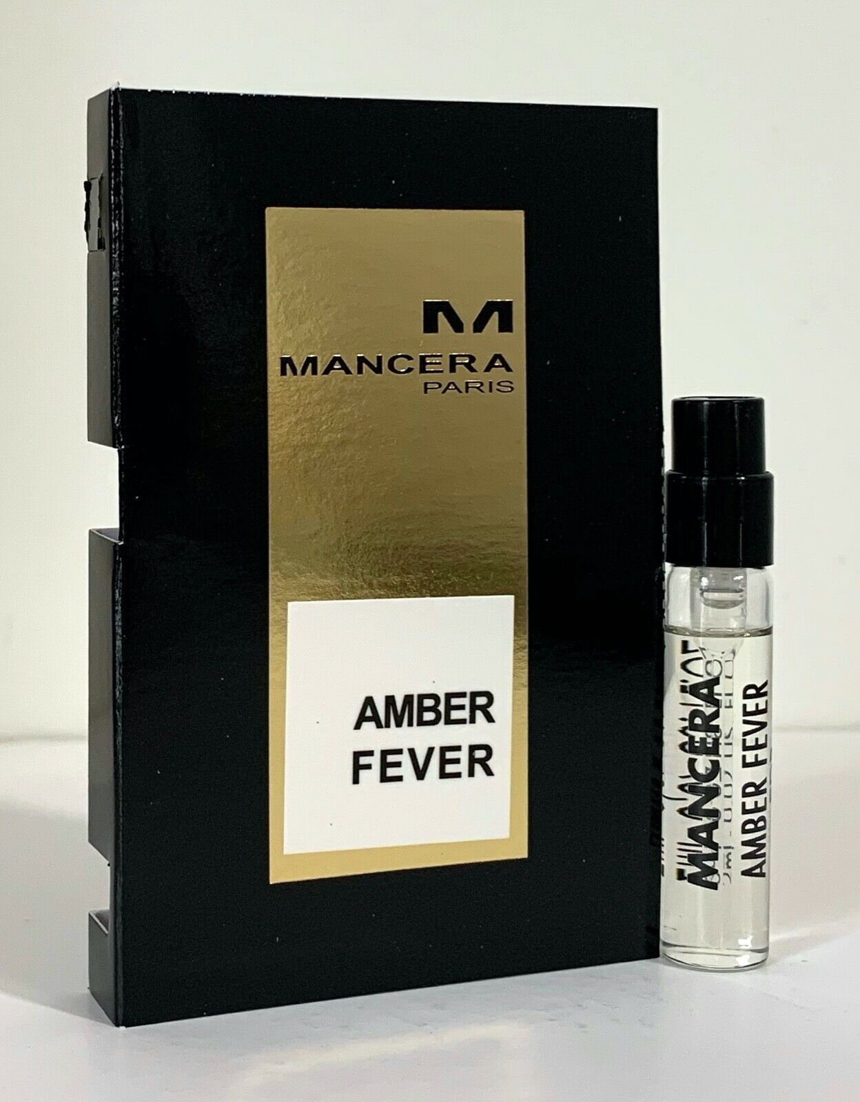 Mancera Amber Fever דגימת ריח רשמית 2ml 0.06 fl. oz., Mancera Amber Fever 2ml 0.06 fl. עוז. דגימת בושם רשמית