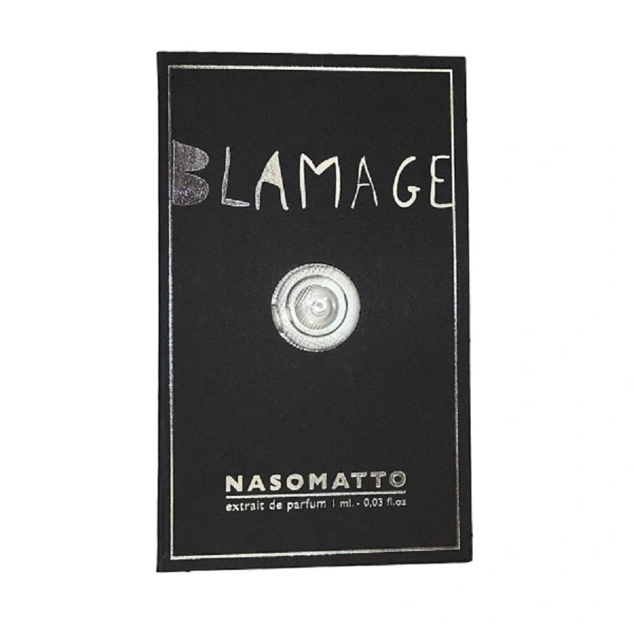 דגימת בושם רשמית של Nasomatto Blamage 1 מ"ל