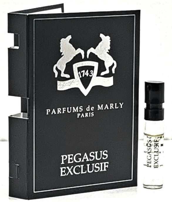 Parfums De Marly Pegasus Exclusif דגימת בושם רשמית 1.5ml 0.05 fl. o.z. בודק בושם Parfums De Marly Pegasus Exclusif דגימת בושם רשמית 1.5ml 0.05 fl. o.z. בודק בושם