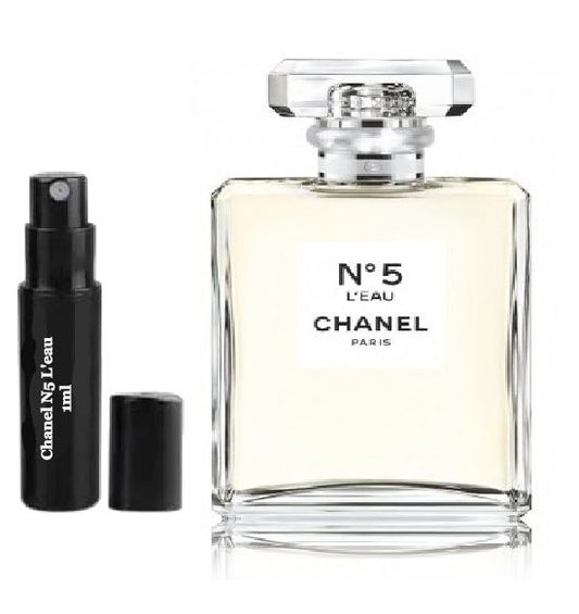 דגימות בושם של שאנל N5 L'eau