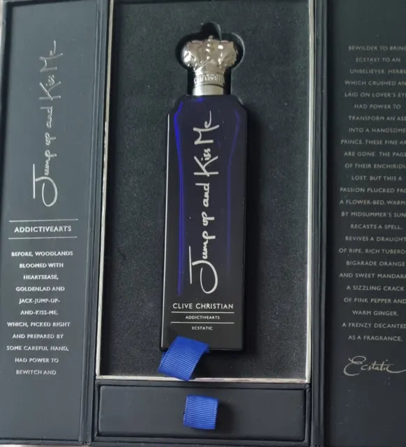 Clive Christian Addictive Arts JUMP Up And KISS Me ECSTATIC 7.5ml 0.25 fl. oz. בודק בושם רשמי מדגם בושם