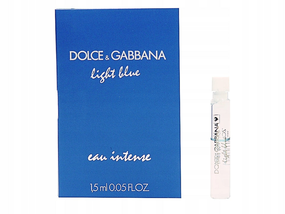 Dolce & Gabbana Light Blue Eau Intense 1.5 ML דוגמית בושם רשמית
