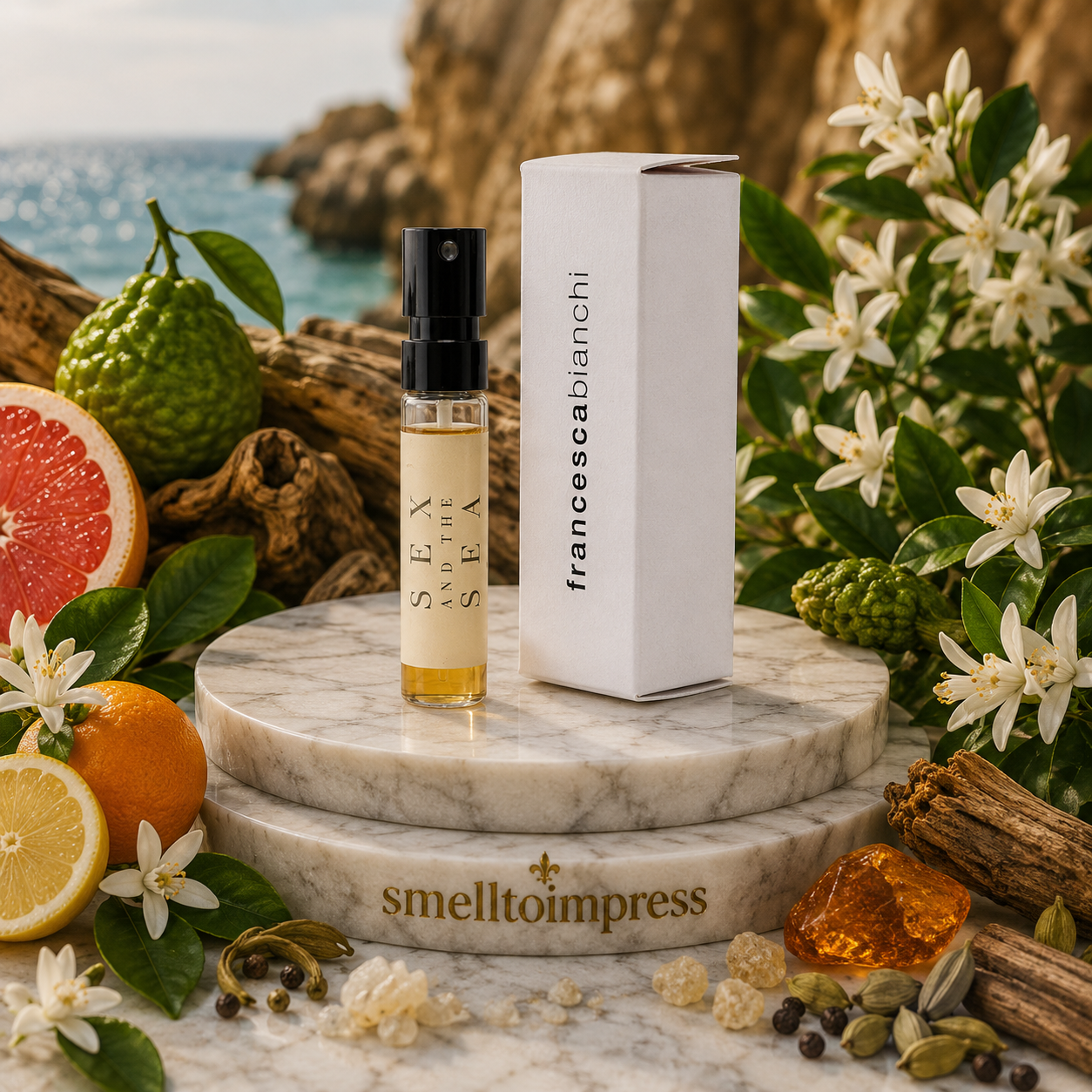 תמונה של דוגמית בושם רשמית Francesca Bianchi Sex and the Sea Neroli בנפח 1.5 ml 0.07 fl. oz