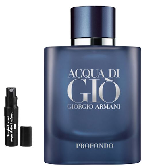 Giorgio Armani Acqua di Gio Profondo 6ml 0.2 fl. עוז. דוגמאות ריח