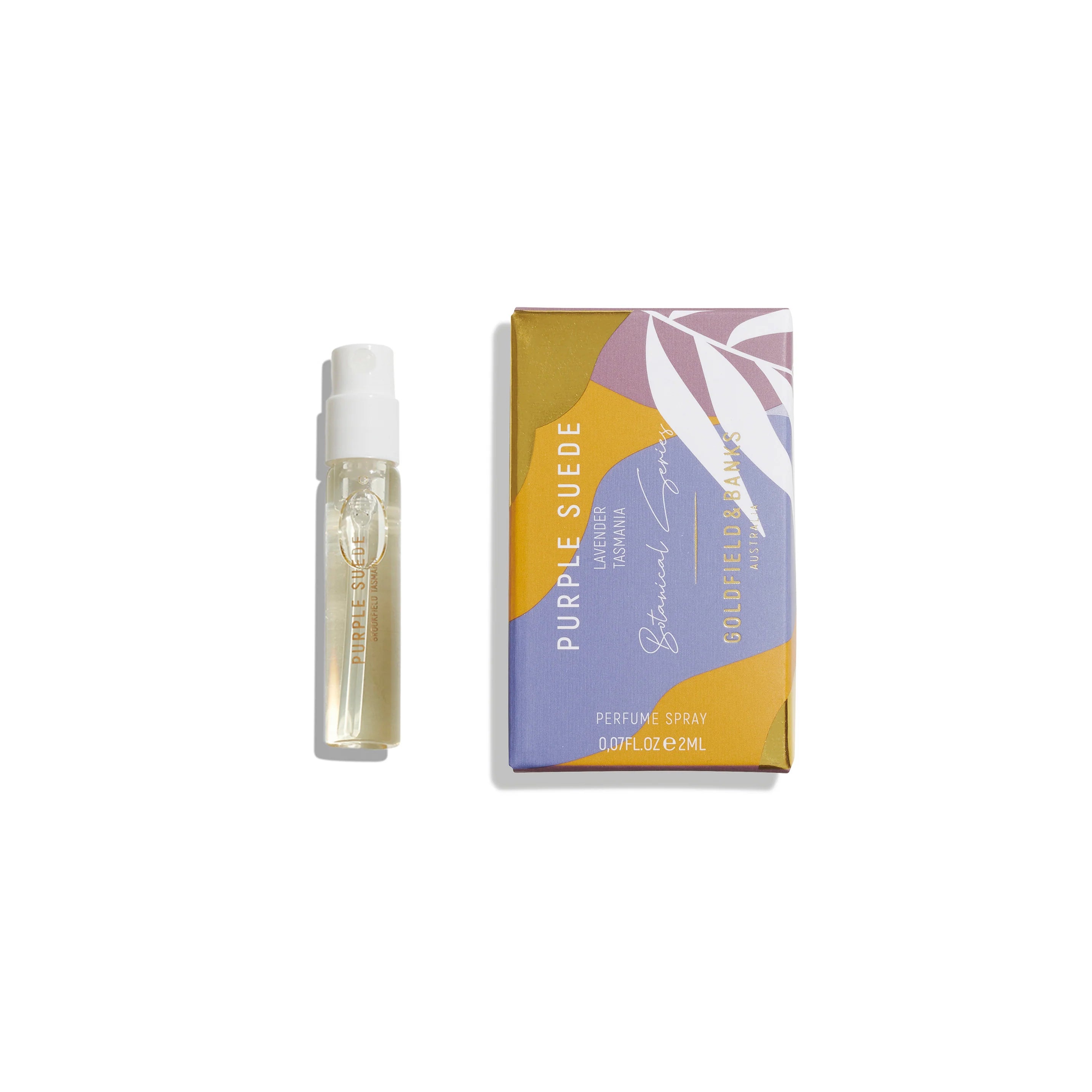 גולדפילד ובנקס אוסטרליה זמש סגול 2ml 0.06 fl. oz. דגימת בושם רשמית