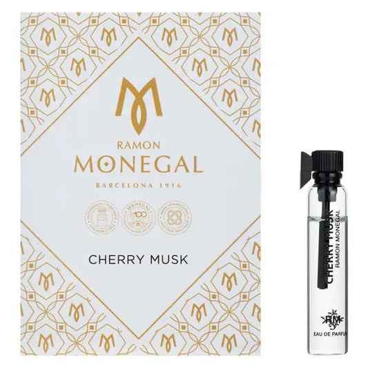 דגימת בושם רשמית של Ramon Monegal Cherry Musk 2ml 0.06 fl.o.z. בודק בושם