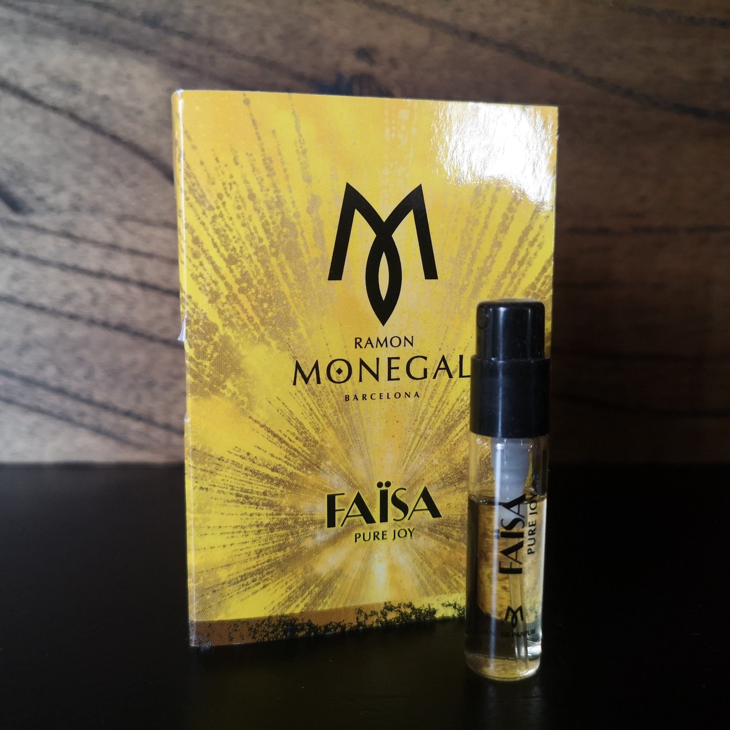 Ramon Monegal Faisa Pure Joy דגימת בושם רשמית 2ml 0.06 fl.o.z. בודק בושם
