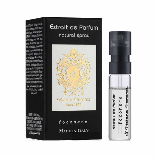 TIZIANA TERENZI Foconero Extrait de parfum 0.05 OZ 1.5 ML דוגמית בושם רשמית
