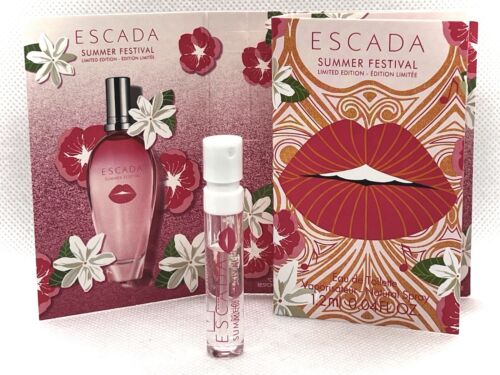 Escada Summer Festival מהדורה מוגבלת 1.2ml 0.04 fl. עוז. דגימות בושם רשמיות