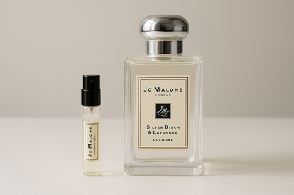 דוגמיות בושם Jo Malone Silver Birch & Lavender Cologne