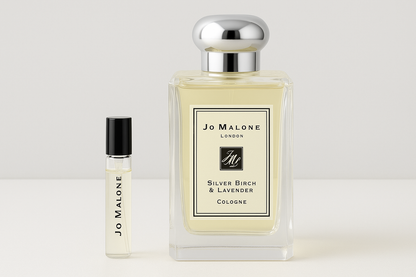 דוגמיות בושם Jo Malone Silver Birch & Lavender Cologne