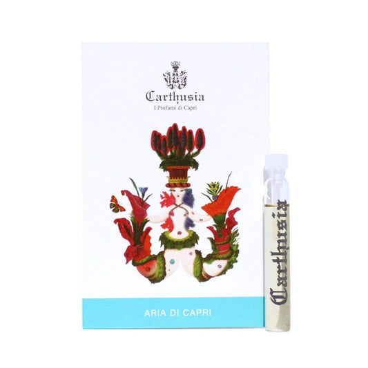 דגימת בושם רשמית של Carthusia Carthusia Aria di Capri גודל 2ml 0.06 oz. בודק בושם
