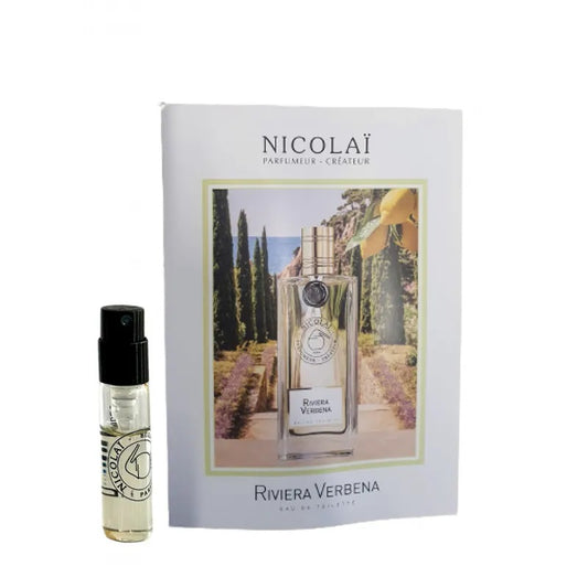 דוגמיות בושם רשמיות של ניחוח Nicolai Riviera Verbena 1.8 מ"ל 0.07 אונקיות.