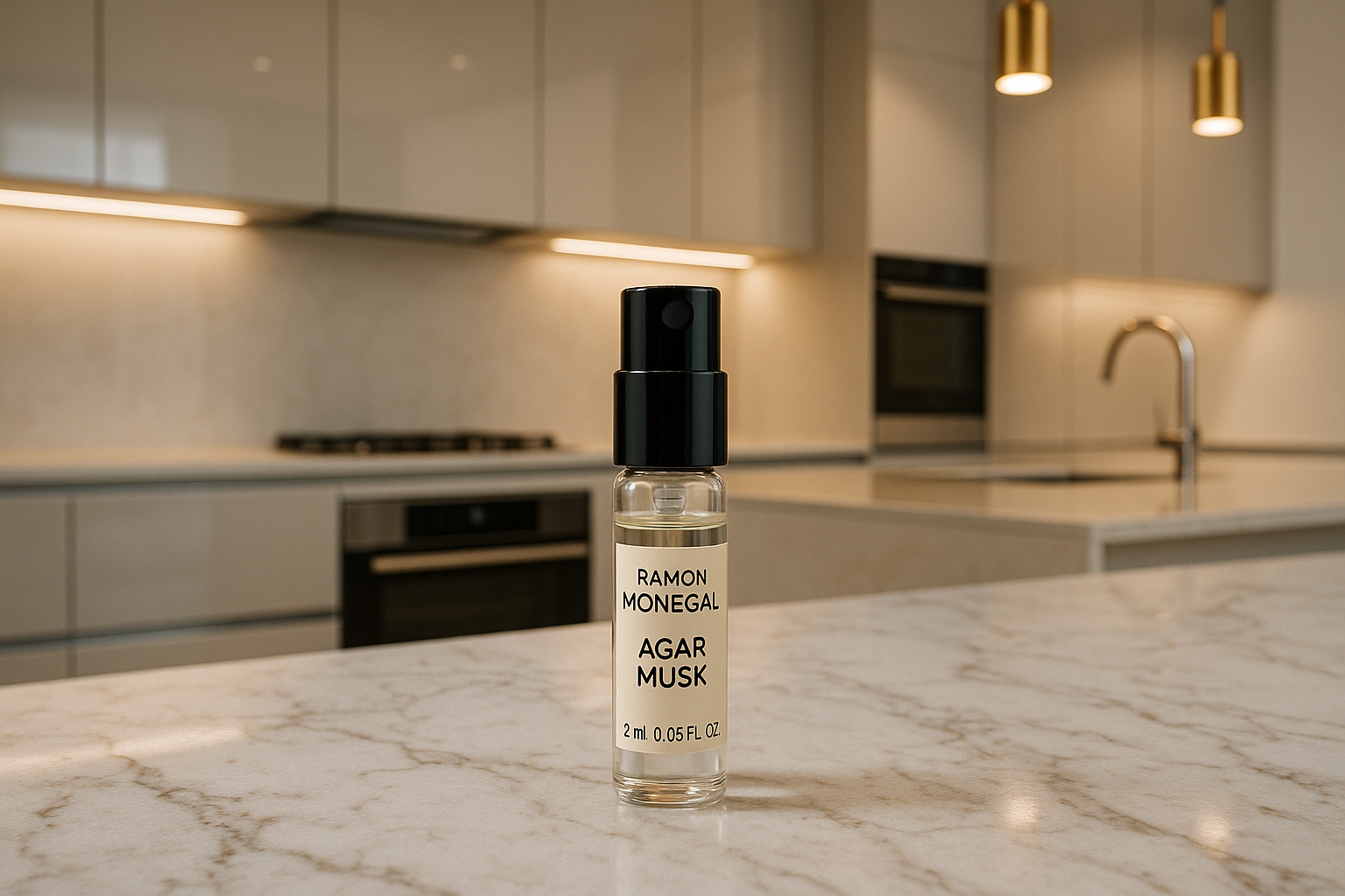 דגימת בושם רשמית של Ramon Monegal Atractone Musk 2ml 0.06 fl.o.z. בודק בושם