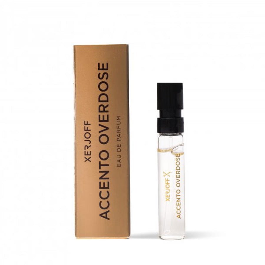 XERJOFF ACCENTO OVERDOSE 2.0ml דגימת בושם רשמית, XERJOFF ACCENTO OVERDOSE 2.0ml offizielle Parfümprobe, XERJOFF ACCENTO OVERDOSE 2.0ml muestra de perfume oficial, XERJOFF ACCENTO OVERDOSE 2.0ml液量オンス公式香水サンプル, מינון יתר של XERJOFF ACCENTO 2.0ml campion