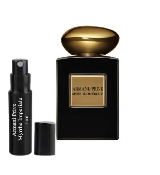 Armani Prive Myrrhe Imperiale 1ml 0.03 fl. o.z. דוגמית בושם, Armani Prive Myrrhe Imperiale 1ml 0.03 fl. o.z. 液量オンス公式香水サンプル, Armani Prive Myrrhe Imperiale 1ml 0.03 fl. o.z. парфюмна проба, Armani Prive Myrrhe Imperiale 1ml 0.03 fl. o.z. échantillon de