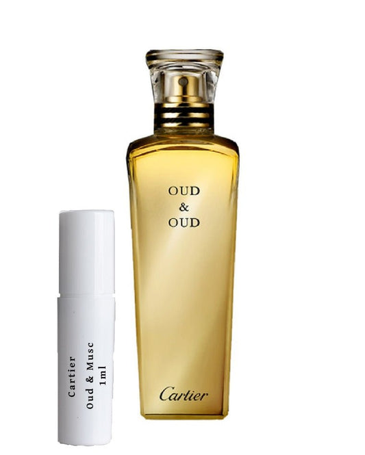 תרסיס לבקבוקון מדגם Cartier Oud & Musc 1 מ"ל