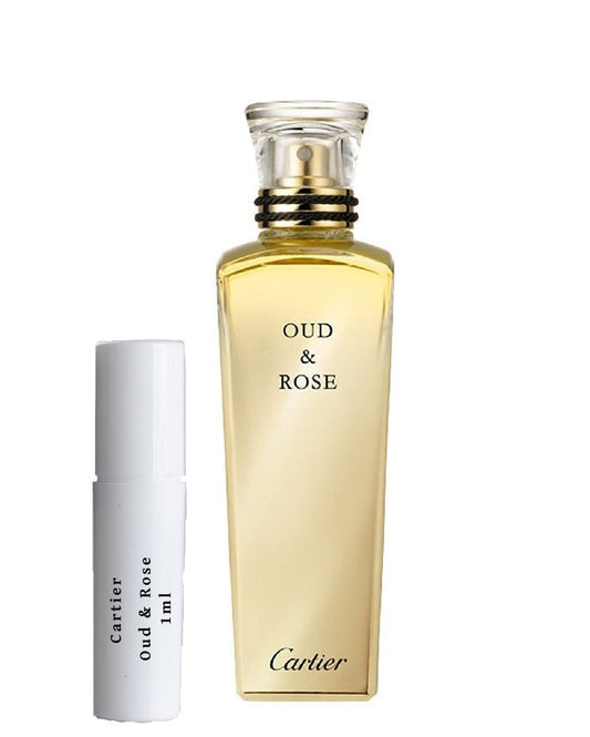 תרסיס בקבוקון מדגם Cartier Oud & Rose 1 מ"ל