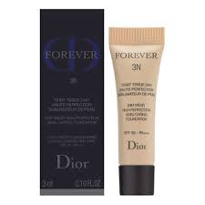 Christian Dior Forever 3N 24H Wear High Perfection Skin Caring Foundation 3N Neutral 3ml 0.10 fl. עוז. דוגמית מיני קוסמטית. Avant/לפני 030