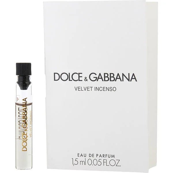 Velvet Incenso By Dolce & Gabbana 1.5ml 0.05 fl. o.z. επίσημο δείγμα αρώματος, Velvet Incenso By Dolce & Gabbana 1.5ml 0.05 fl. o.z. בושם oficjalna próbka, Velvet Incenso By Dolce & Gabbana 1.5ml 0.05 fl. o.z. официальный образец духов, Velvet Incens