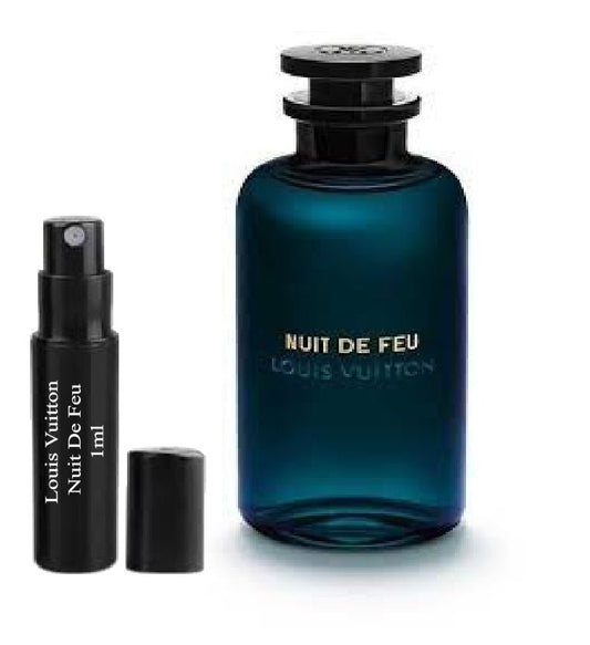 Louis Vuitton Nuit De Feu 1 מ"ל 0.03 פל. o.z. דוגמית בושם, Louis Vuitton Nuit De Feu 1ml 0.03 fl. o.z. 液量オンス公式香水サンプル, Louis Vuitton Nuit De Feu 1ml 0.03 fl. o.z. парфюмна проба, לואי ויטון Nuit De Feu 1ml 0.03 fl. o.z. échantillon de parfum, Louis Vu