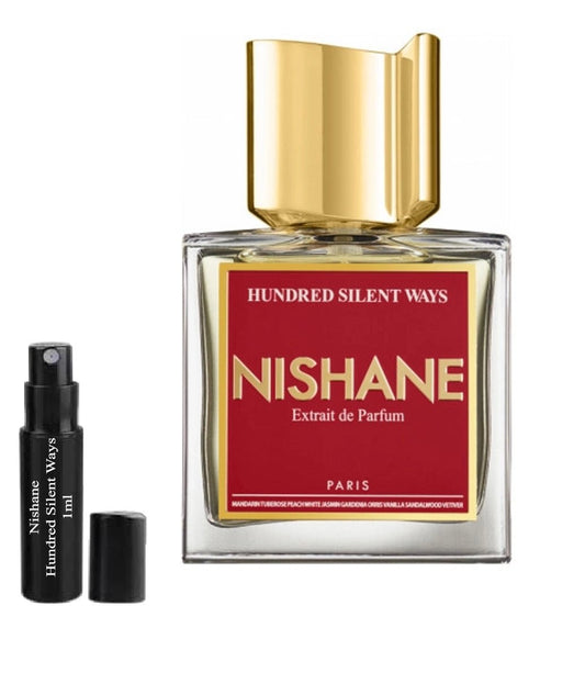 Nishane Hundred Ways Silent 1ml 0.03 fl. o.z. דוגמית בושם, Nishane Hundred Silent Ways 1ml 0.03 fl. o.z. 液量オンス公式香水サンプル, Nishane Hundred Ways Silent 1ml 0.03 fl. o.z. парфюмна проба, Nishane Hundred Ways Silent 1ml 0.03 fl. o.z. échantillon de parfum,