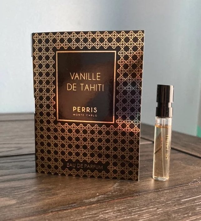 Perris Monte Carlo Vanille de Tahiti 2.0ml échantillon de parfum officiel, Perris Monte Carlo Vanille de Tahiti 2.0ml virallinen hajuvesinäyte, Perris Monte Carlo Vanille de Tahiti 2.0ml oficjalna próbka בושם, Perris Monte Carlo Vanille de Tahiti off