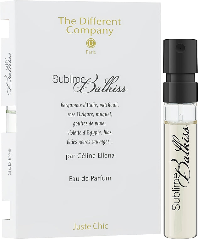 חברת The Different Sublime Balkiss 2ml 0.06 fl. עוז. דגימות בושם רשמיות