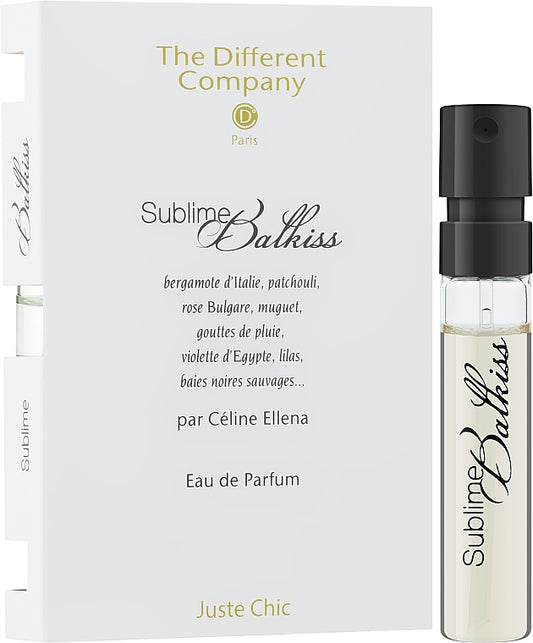 חברת The Different Sublime Balkiss 2ml 0.06 fl. עוז. דגימות בושם רשמיות