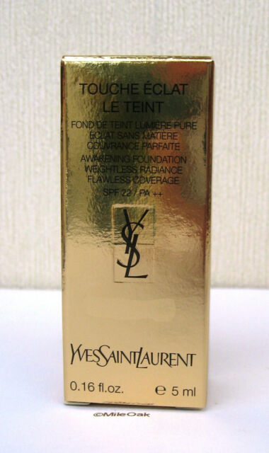 איב סן לורן Touche Eclat Foundation 5ml 0.16 fl. עוז. דוגמת טיפוח גוון BD 25 בז' חם