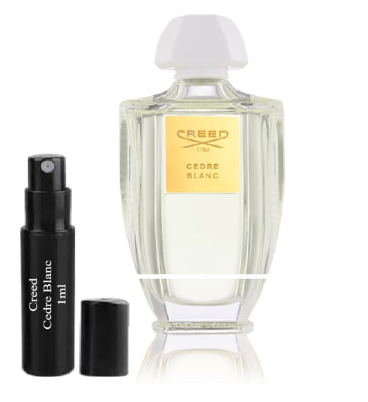 Creed Cedre Blanc 1ml 0.03 fl. o.z. דוגמית בושם, Creed Cedre Blanc 1ml 0.03 fl. o.z. 液量オンス公式香水サンプル, Creed Cedre Blanc 1ml 0.03 fl. o.z. парфюмна проба, Creed Cedre Blanc 1ml 0.03 fl. o.z. échantillon de parfum, Creed Cedre Blanc 1ml 0.03 fl. o.z. haj