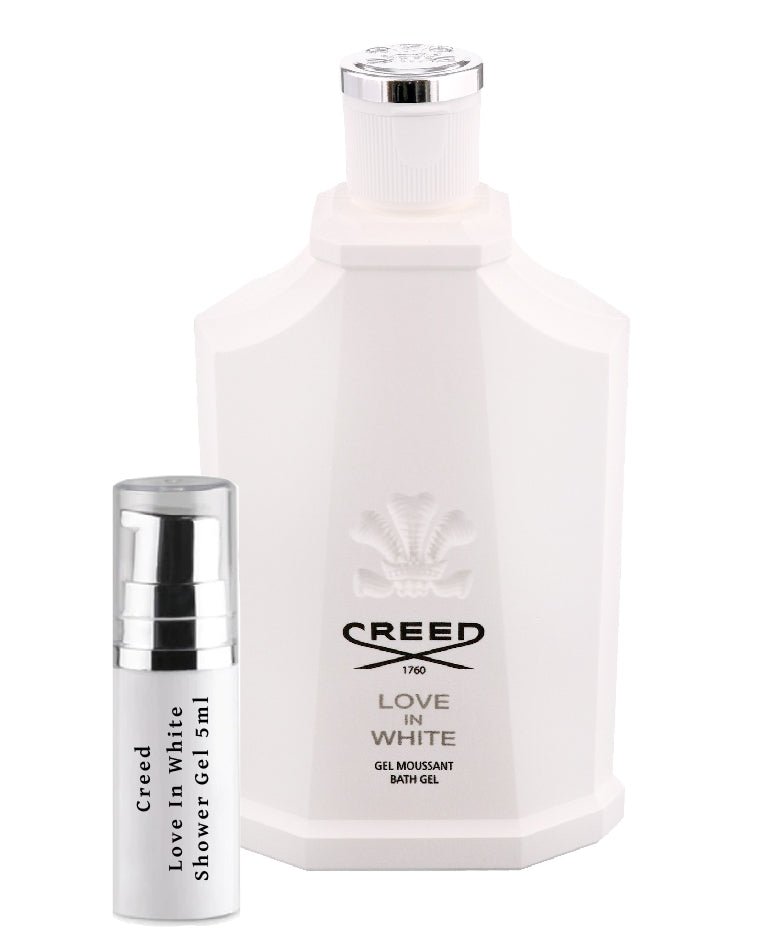 דגימות ג'ל רחצה של Creed Love In White