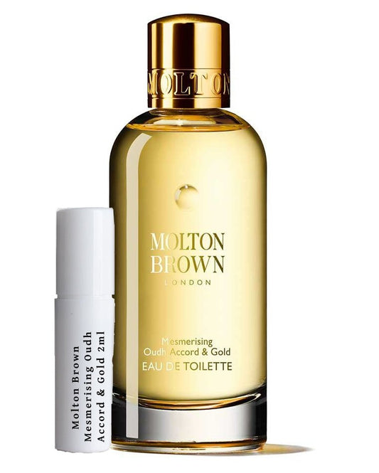 דגימות של Molton Brown מהפנטת Oudh Accord & Gold 2 מ"ל